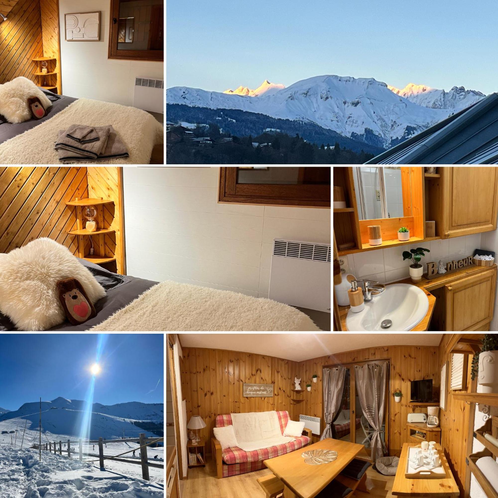 Ski Ou Thermes? Un Appt Cabine Avec Vue Magnifique Saint-Gervais-les-Bains Zewnętrze zdjęcie