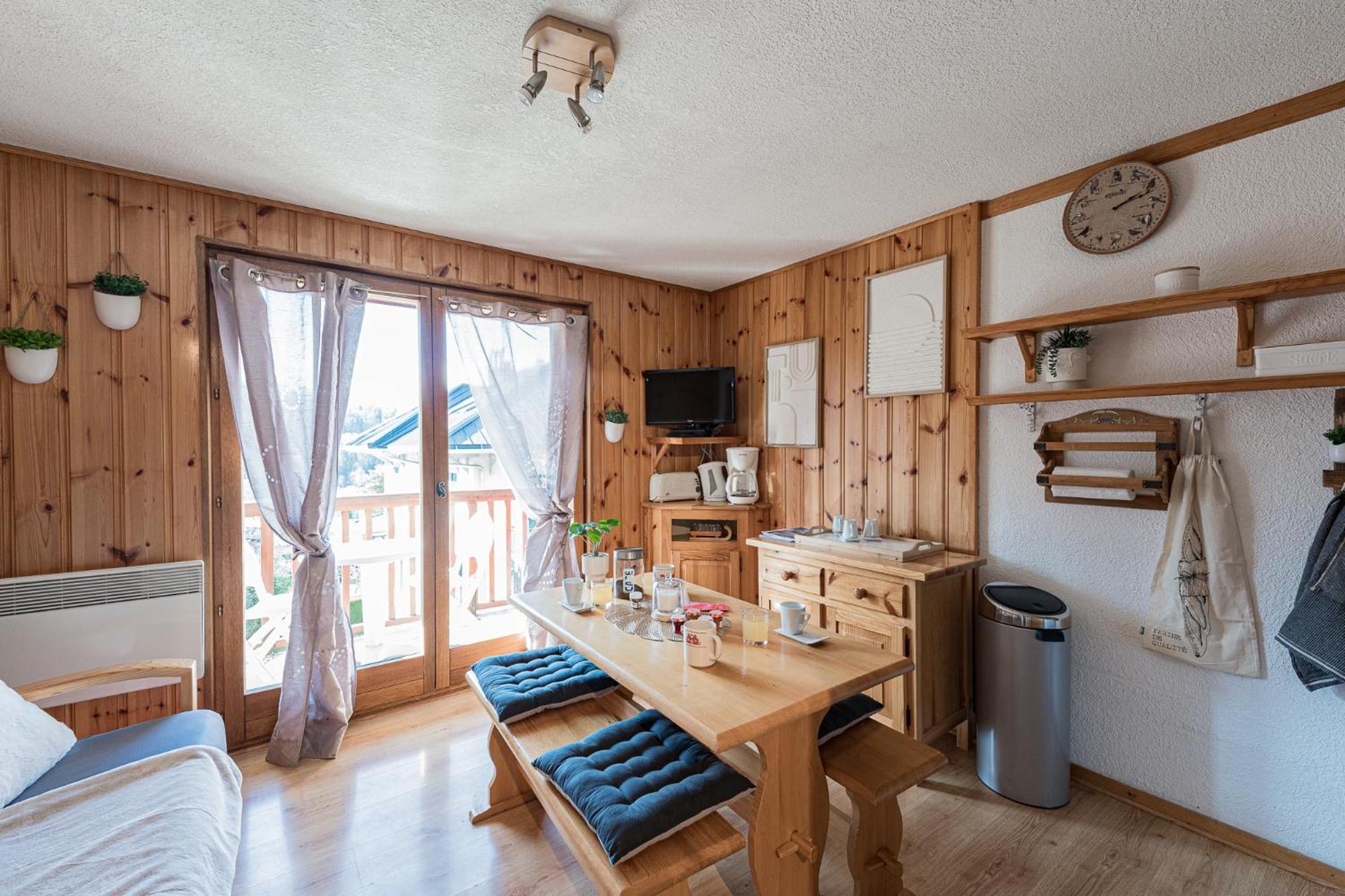 Ski Ou Thermes? Un Appt Cabine Avec Vue Magnifique Saint-Gervais-les-Bains Zewnętrze zdjęcie